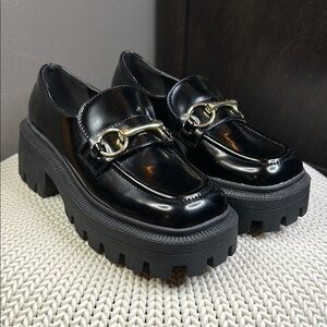 Urban Outfitters Chunky Patent Leather Loader